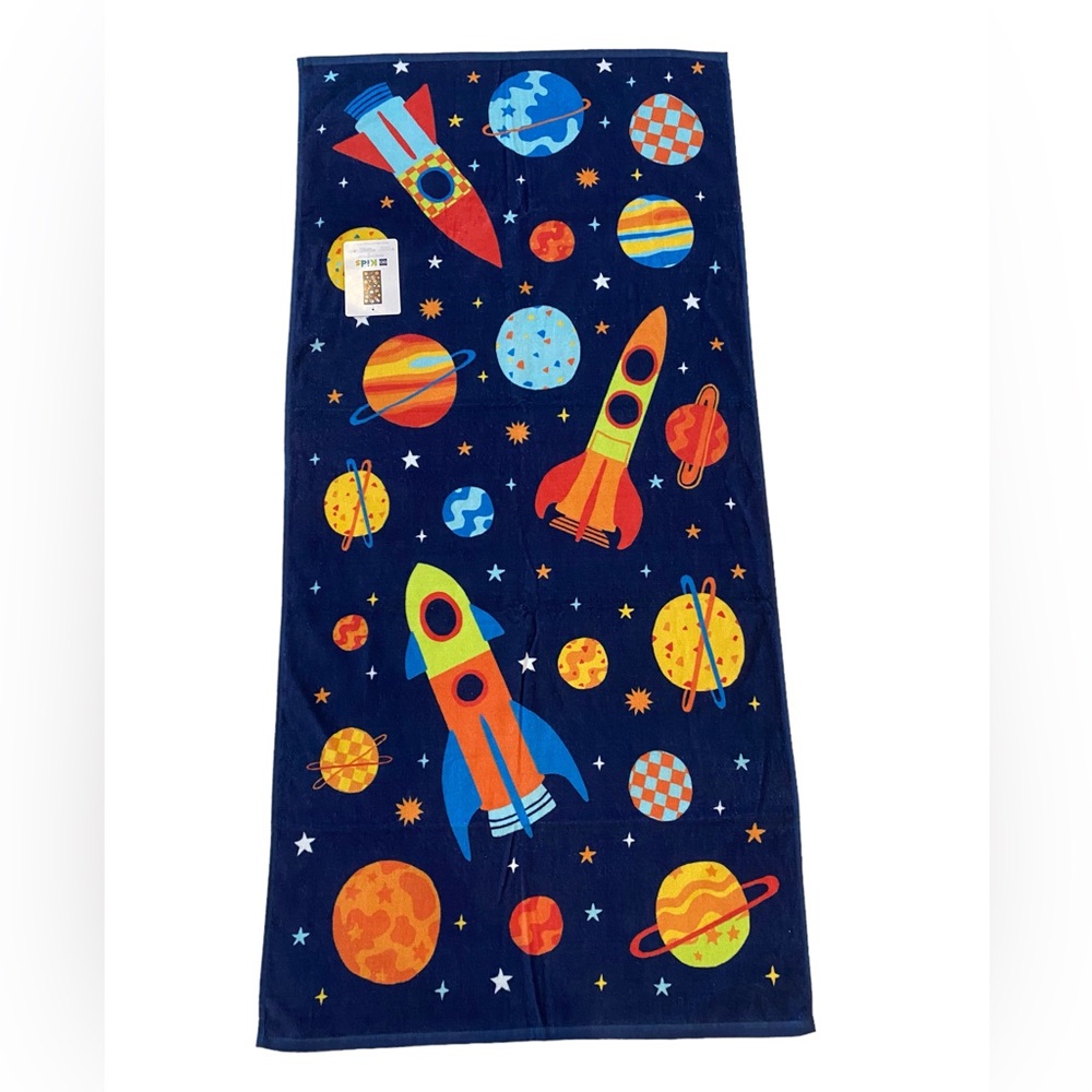 THE BIG ONE Kids Outer Space Beach Towel